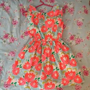 Crewcuts bright floral dress with pockets